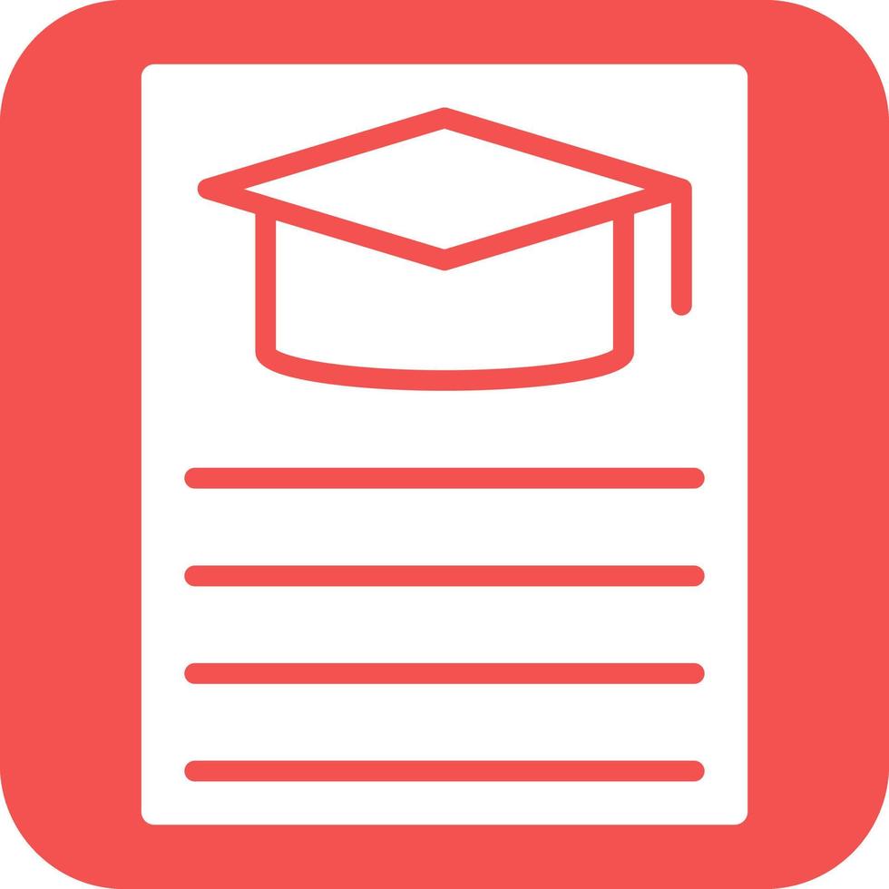 Curriculum Icon Style vector
