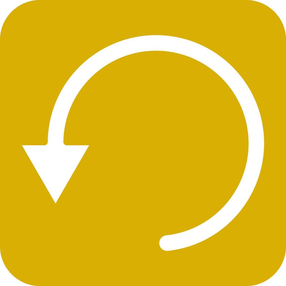 Undo Icon Style vector