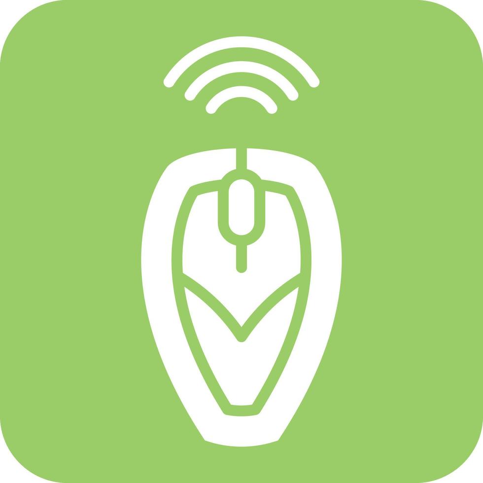 Wireless Mouse Icon Style vector