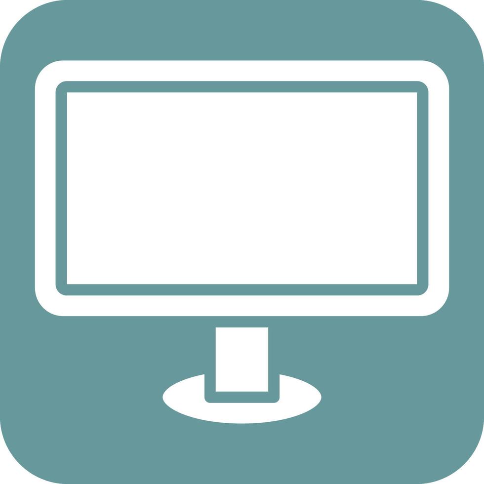 estilo de icono de pantalla lcd vector