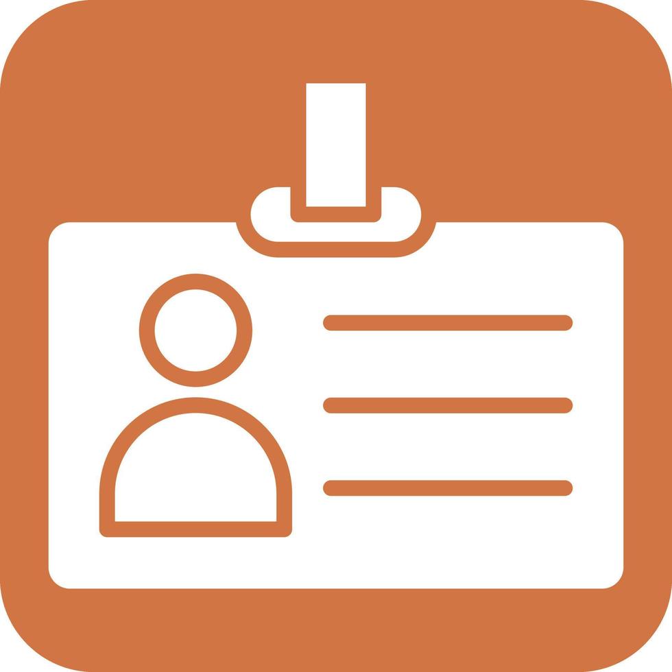 Id Card Icon Style vector