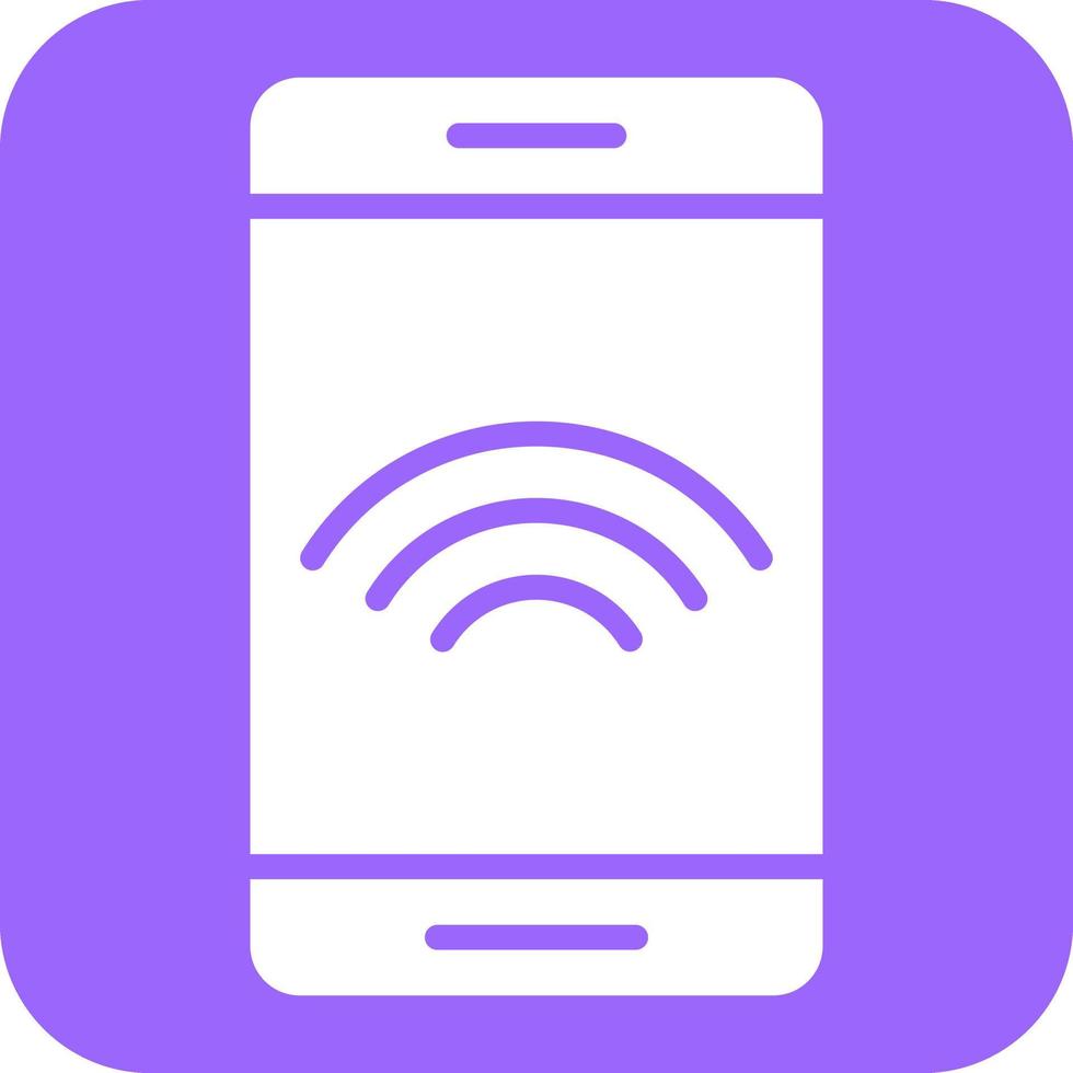 Cell Phone Icon Style vector