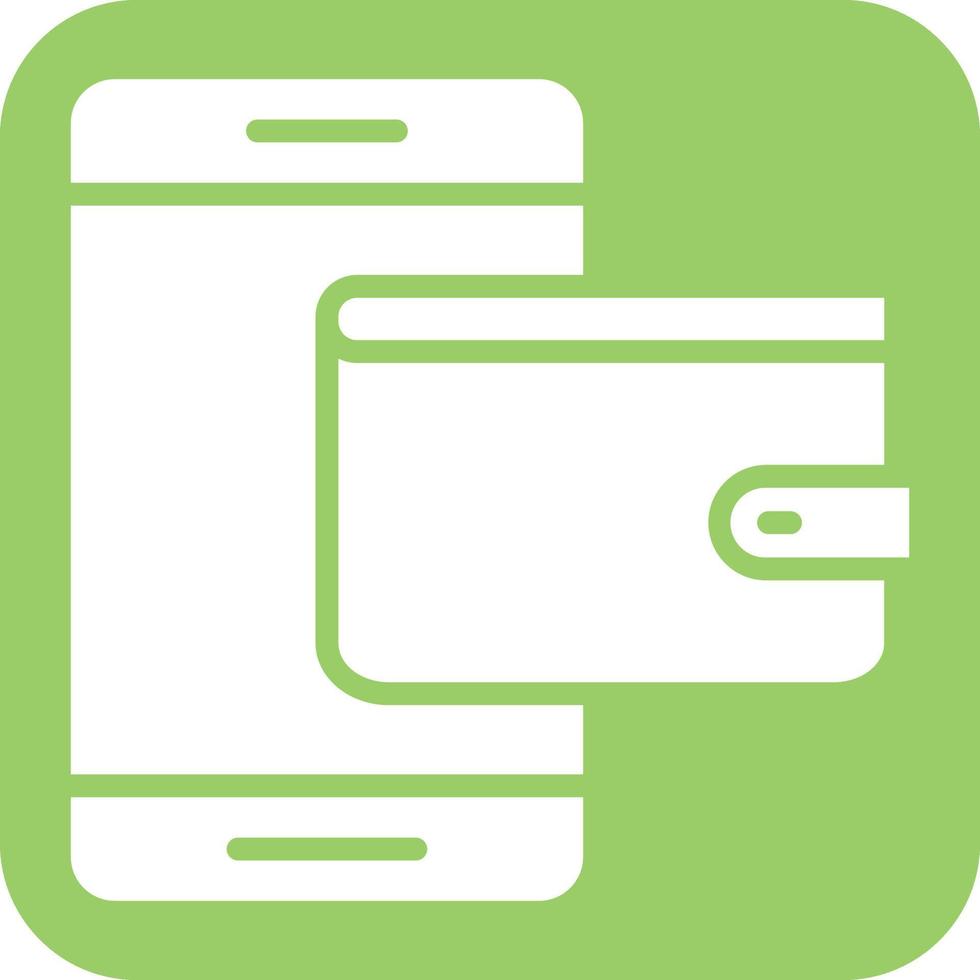 Digital Wallet Icon Style vector