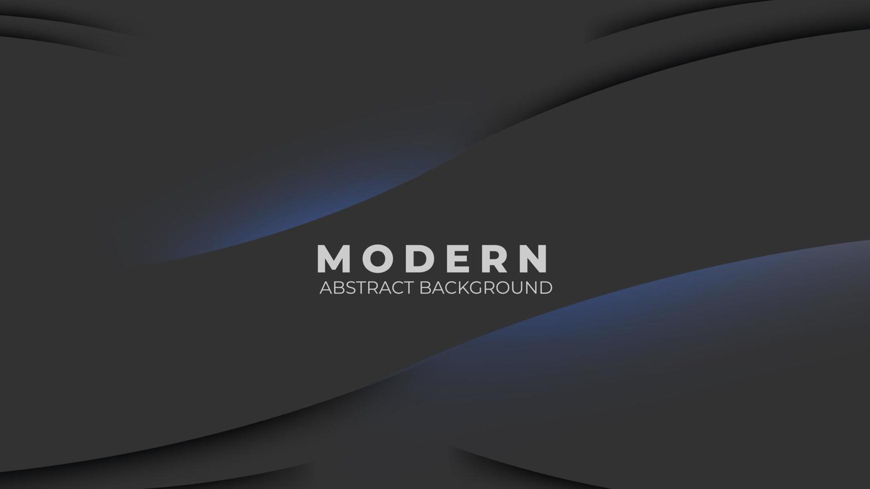 color negro de fondo moderno con ilustración de vector de estilo de combinación de luz azul para fondo, web, banner, póster, portada.