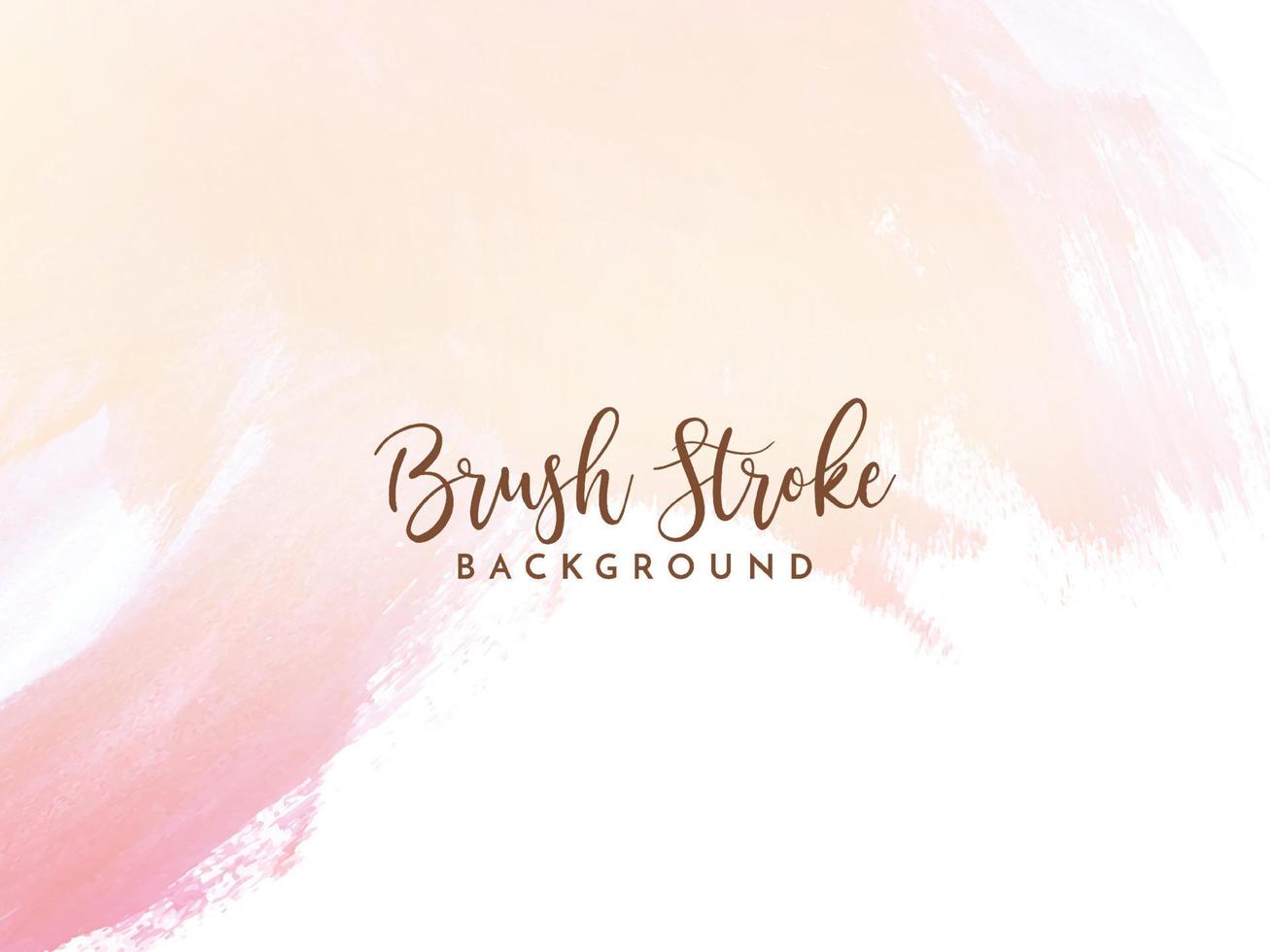 Abstract watercolor brush stroke soft colorful background vector