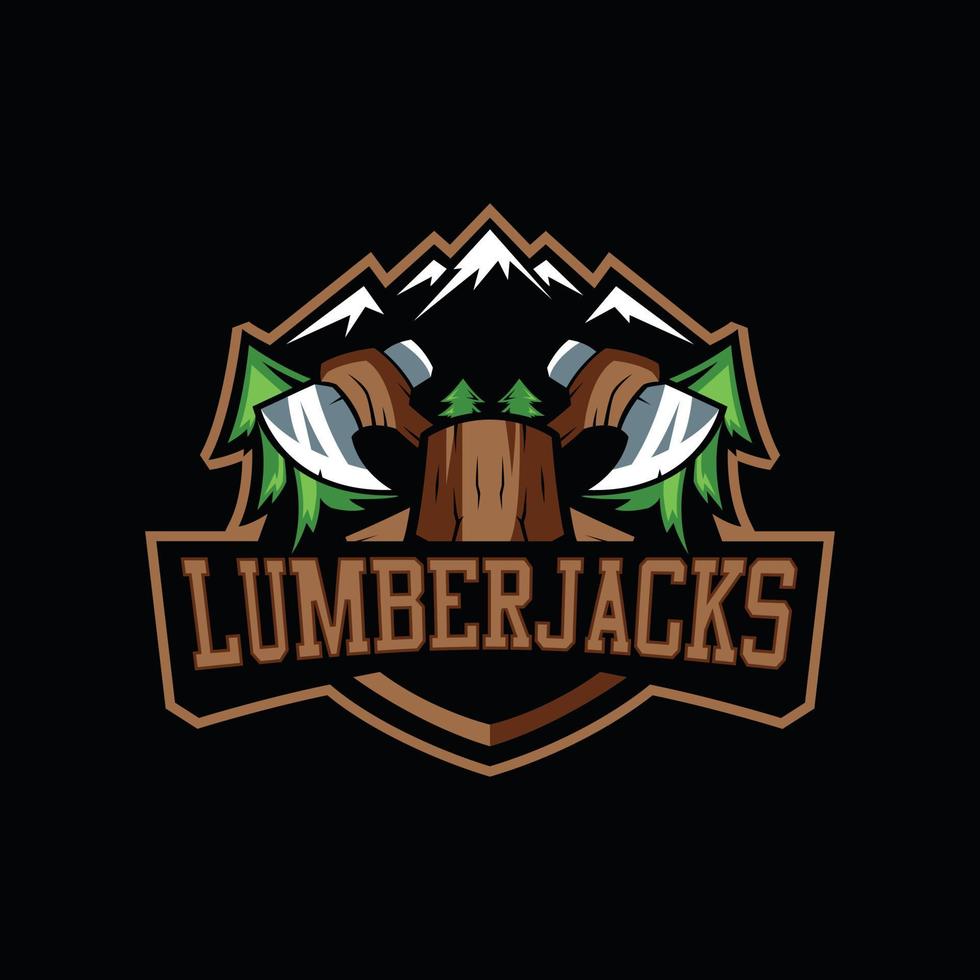 Lumberjack Esports Logo vector