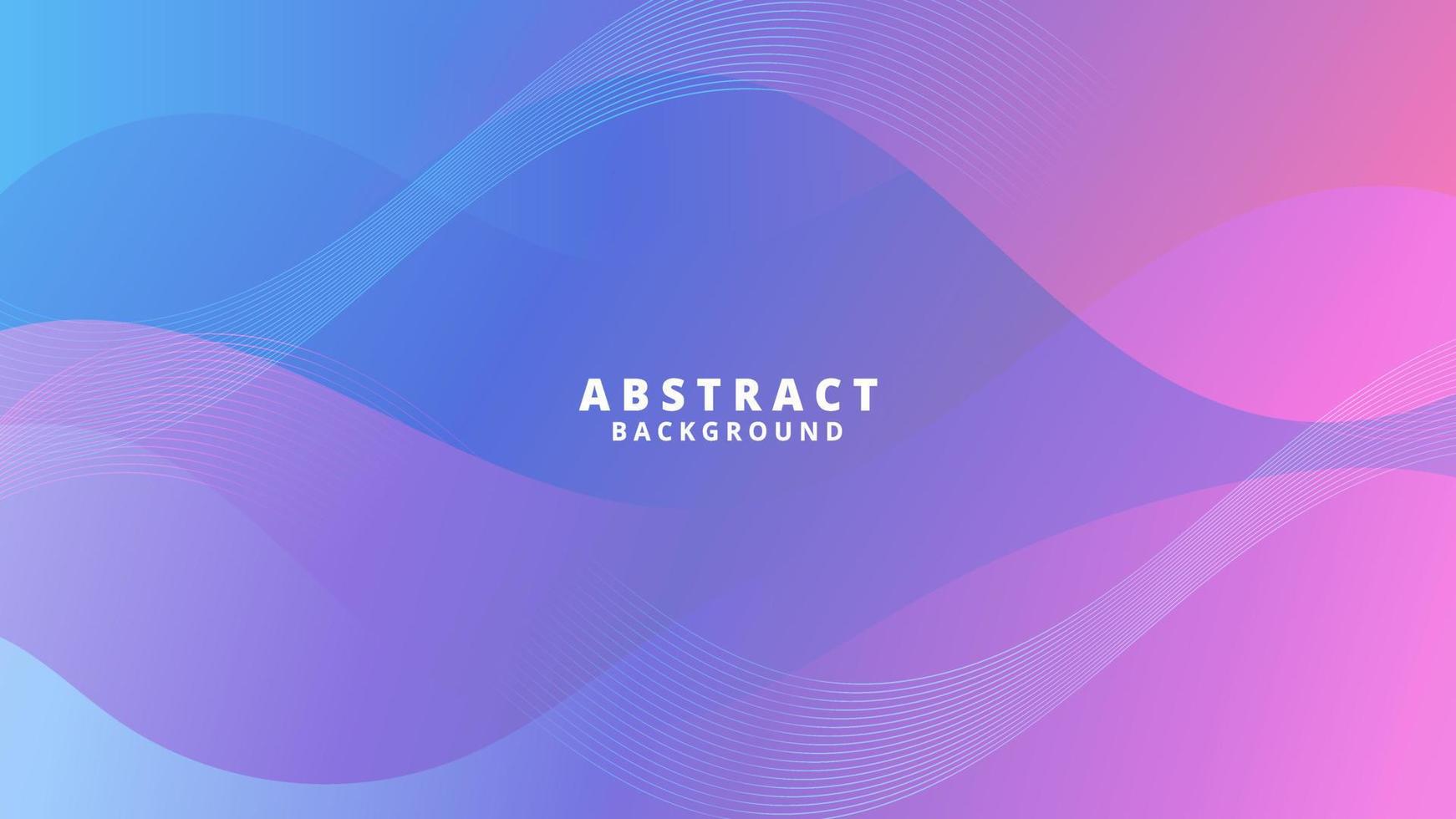 Abstract Blue and purple Fluid Wave Background vector