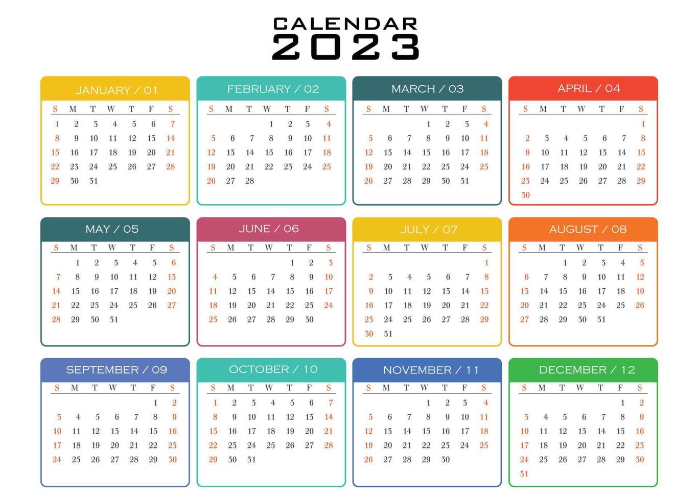 2023 diseño de logo de feliz año nuevo. ilustración vectorial de la plantilla de diseño de números 2023. Símbolo de feliz año nuevo 2023. diseño moderno y sencillo para banners, redes sociales, portadas y calendarios. vector