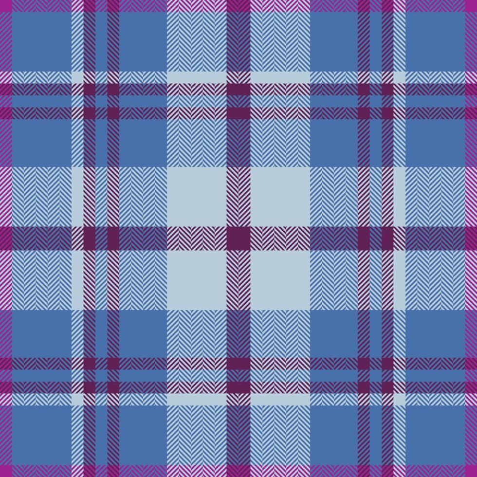 Plaid check pattern. Seamless fabric texture. Tartan textile print. vector