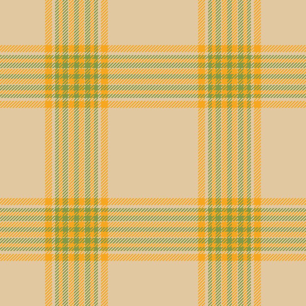 Plaid seamless pattern. Check fabric texture. Vector textile print.