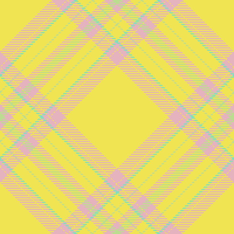Plaid pattern vector. Check fabric texture. Seamless textile design for clothes, paper print. vector