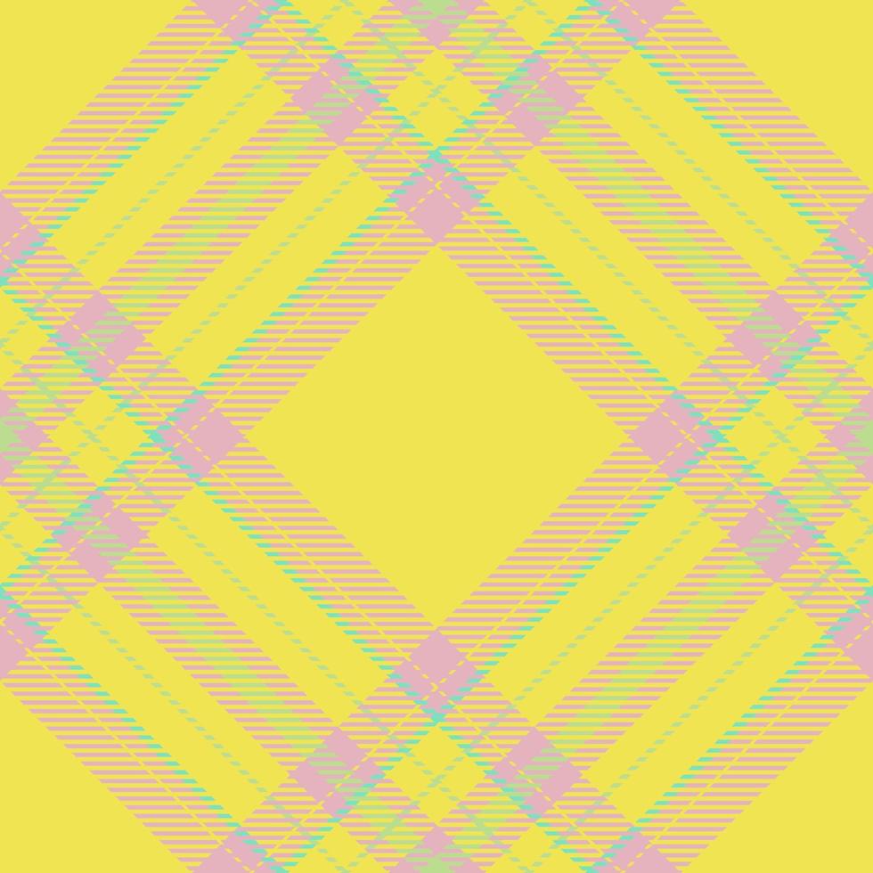 Plaid pattern vector. Check fabric texture. Seamless textile design for clothes, paper print. vector