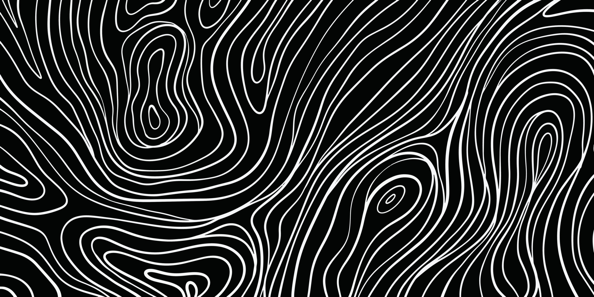 Abstract outline contour design in pattern style luxury art deco