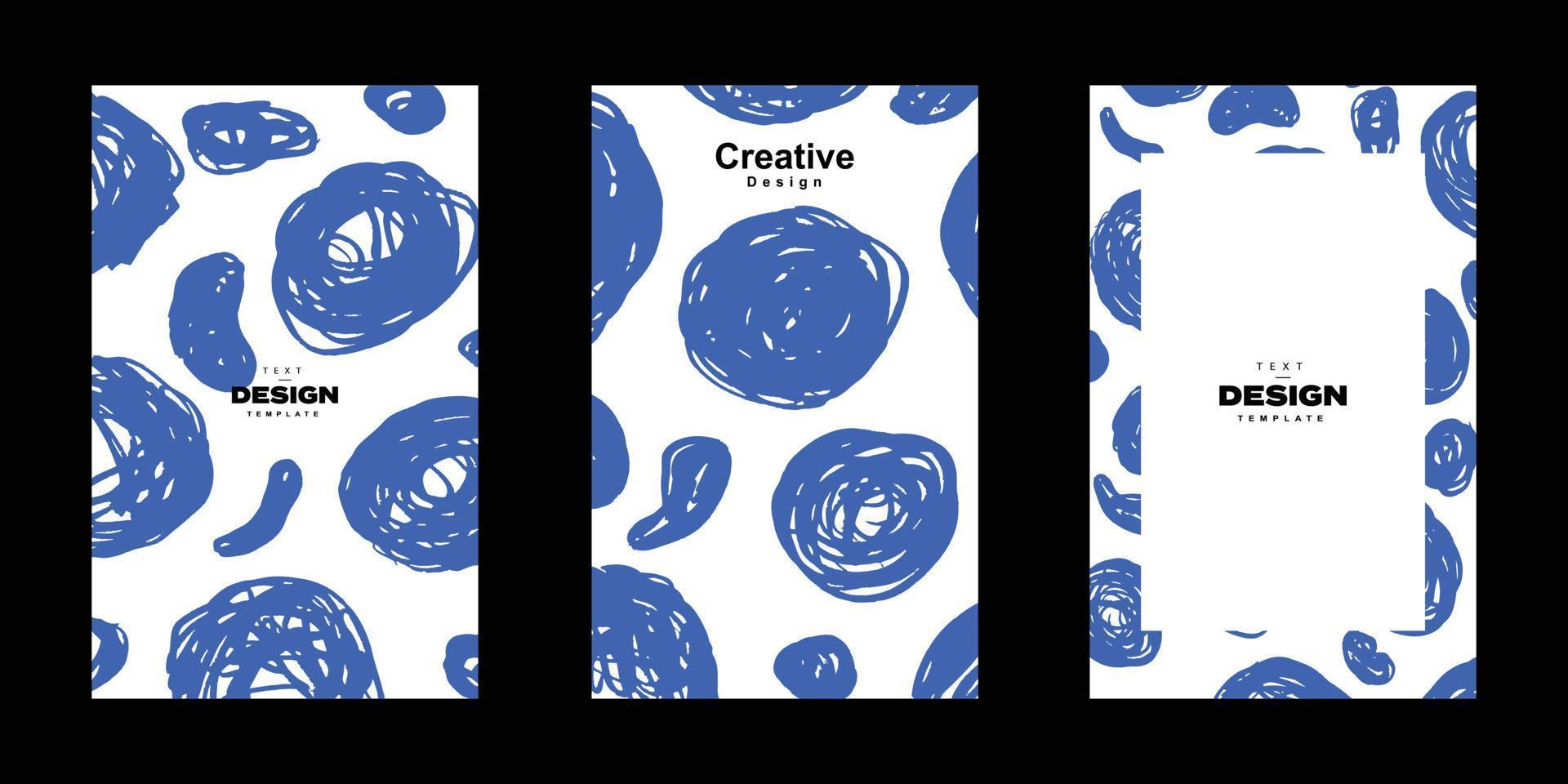 Abstract frame for poster design template and copy space. Trendy minimalist template for flyer, business card, poster and other creative project. vector