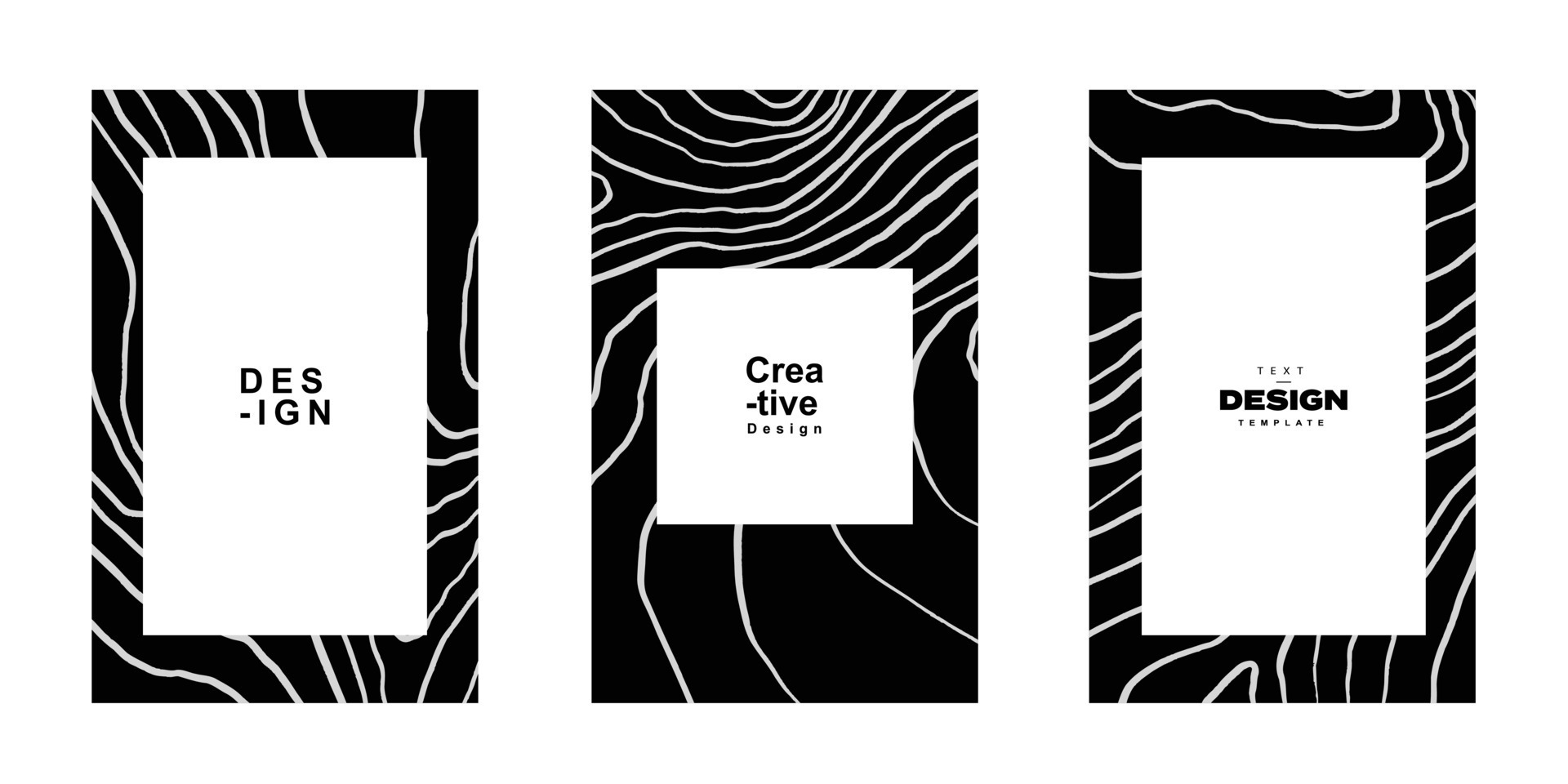 Abstract frame for poster design template and copy space. Trendy