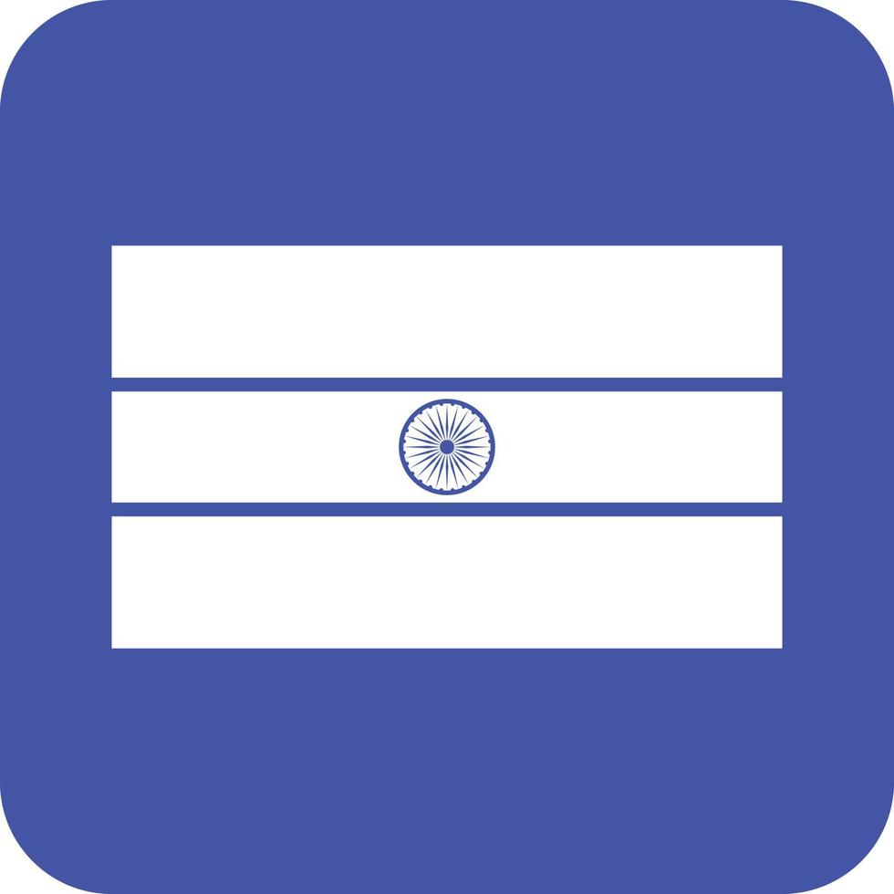 India Glyph Round Background Icon vector