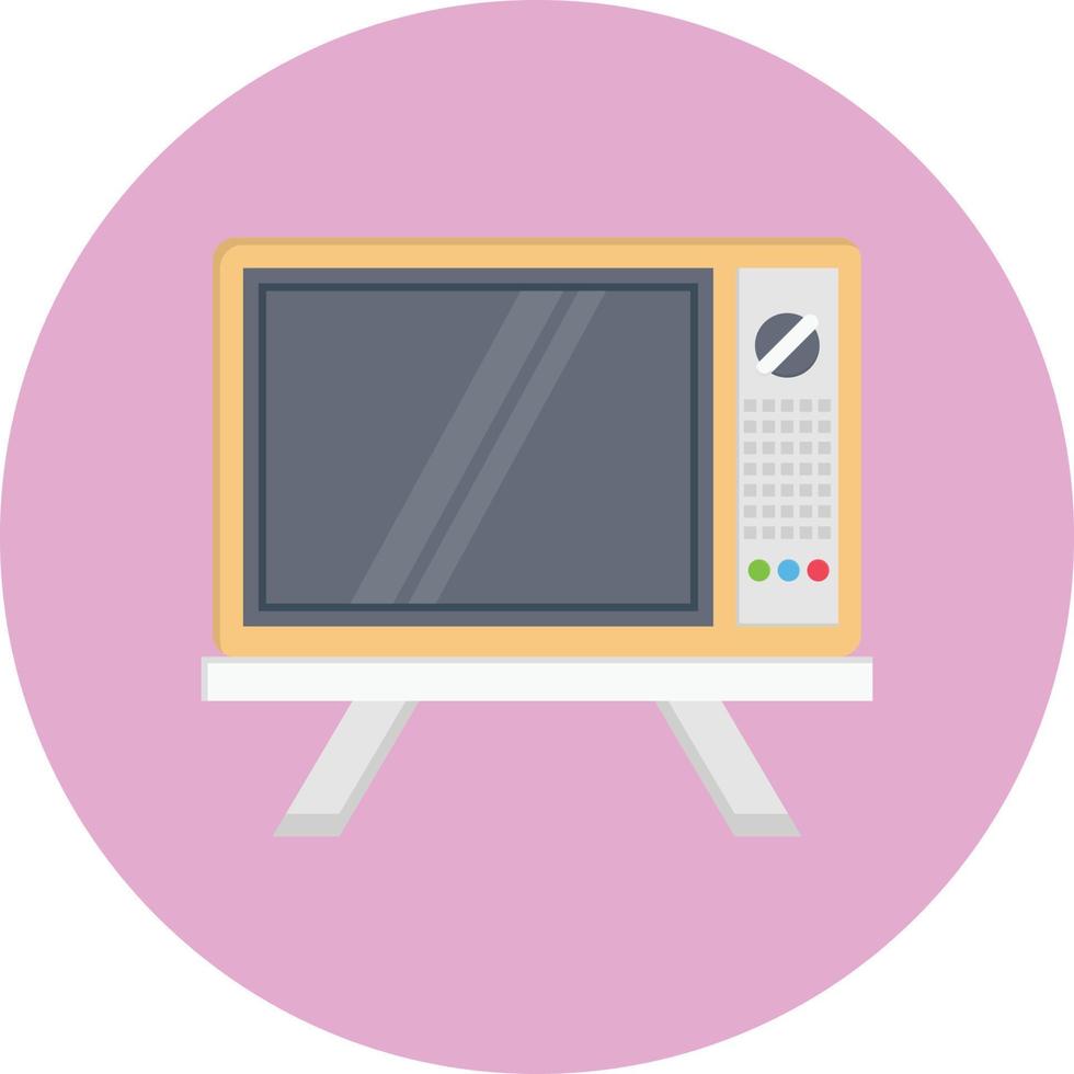 ilustración vectorial de televisión en un fondo. símbolos de calidad premium. iconos vectoriales para concepto y diseño gráfico. vector