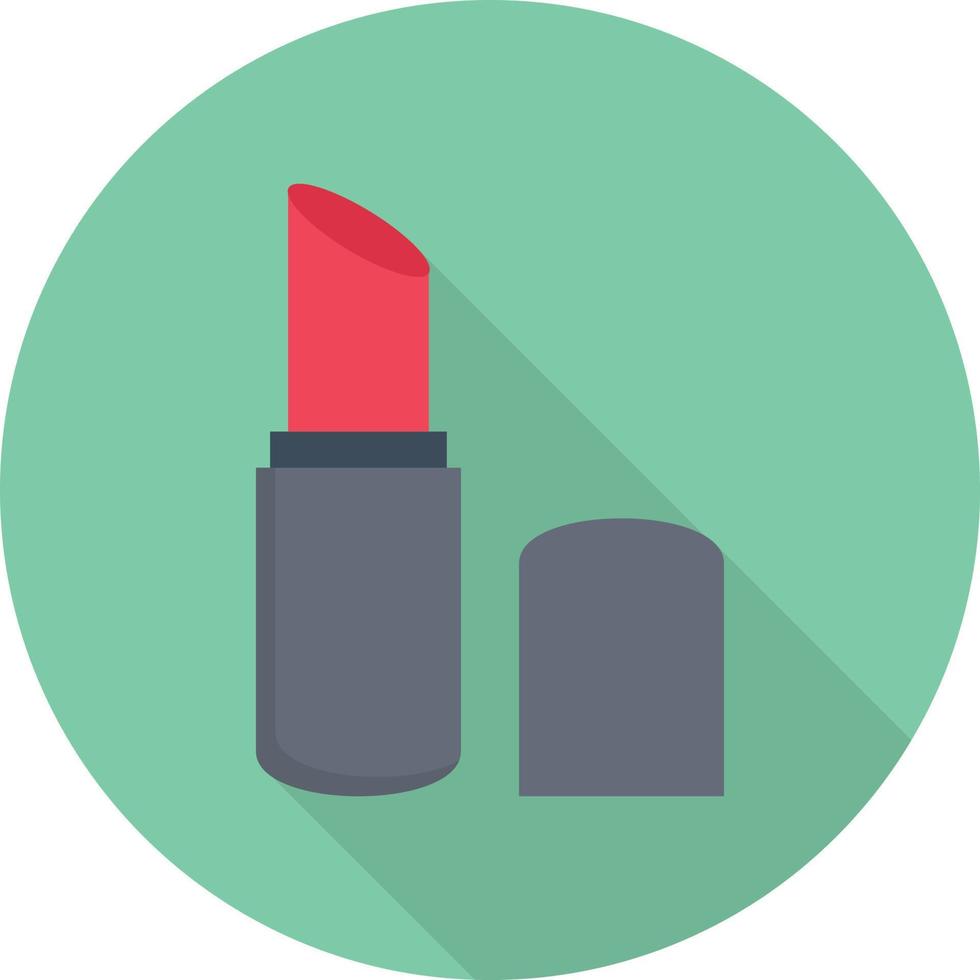 Ilustración de vector de lápiz labial en un fondo. Símbolos de calidad premium. Iconos vectoriales para concepto y diseño gráfico.