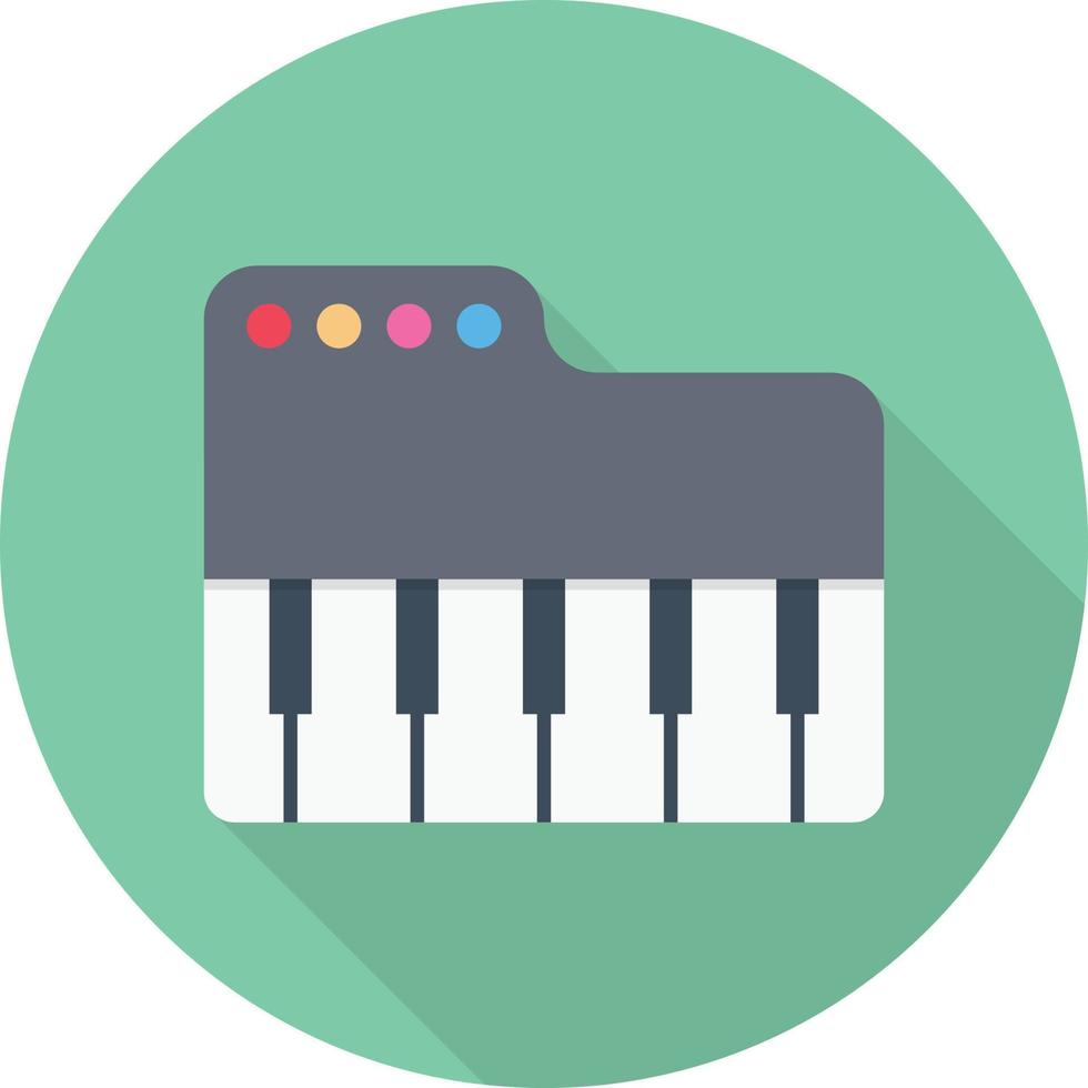 ilustración vectorial de piano en un fondo. símbolos de calidad premium. iconos vectoriales para concepto y diseño gráfico. vector