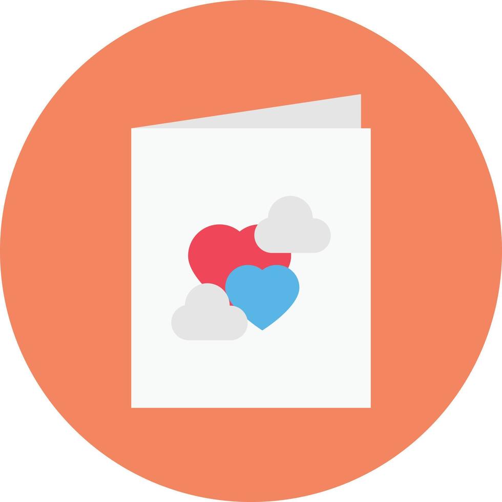 ilustración de vector de carta de amor en un fondo. símbolos de calidad premium. iconos vectoriales para concepto y diseño gráfico.