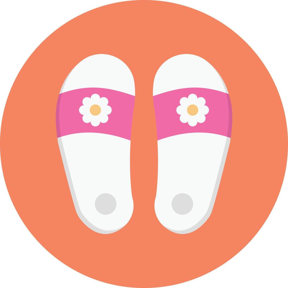 Ilustración de vector de zapatilla en un fondo. Símbolos de calidad premium. Iconos vectoriales para concepto y diseño gráfico.