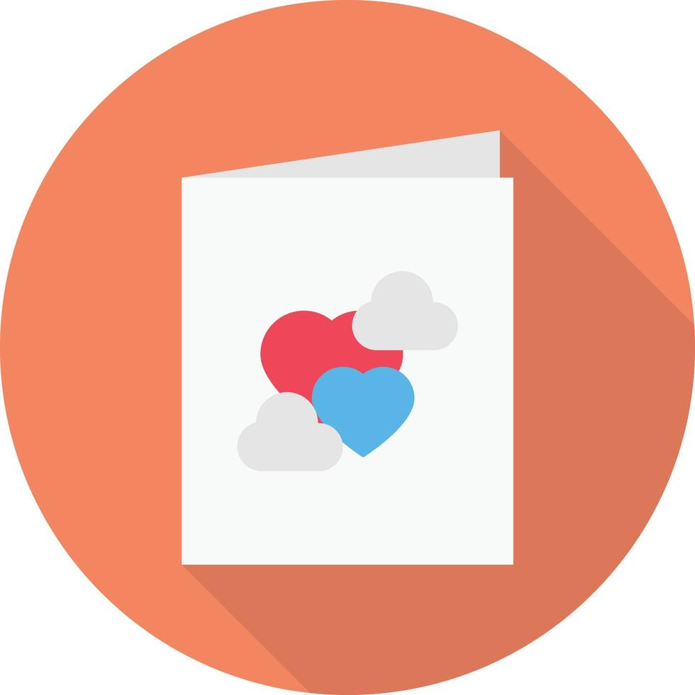 ilustración de vector de carta de amor en un fondo. símbolos de calidad premium. iconos vectoriales para concepto y diseño gráfico.