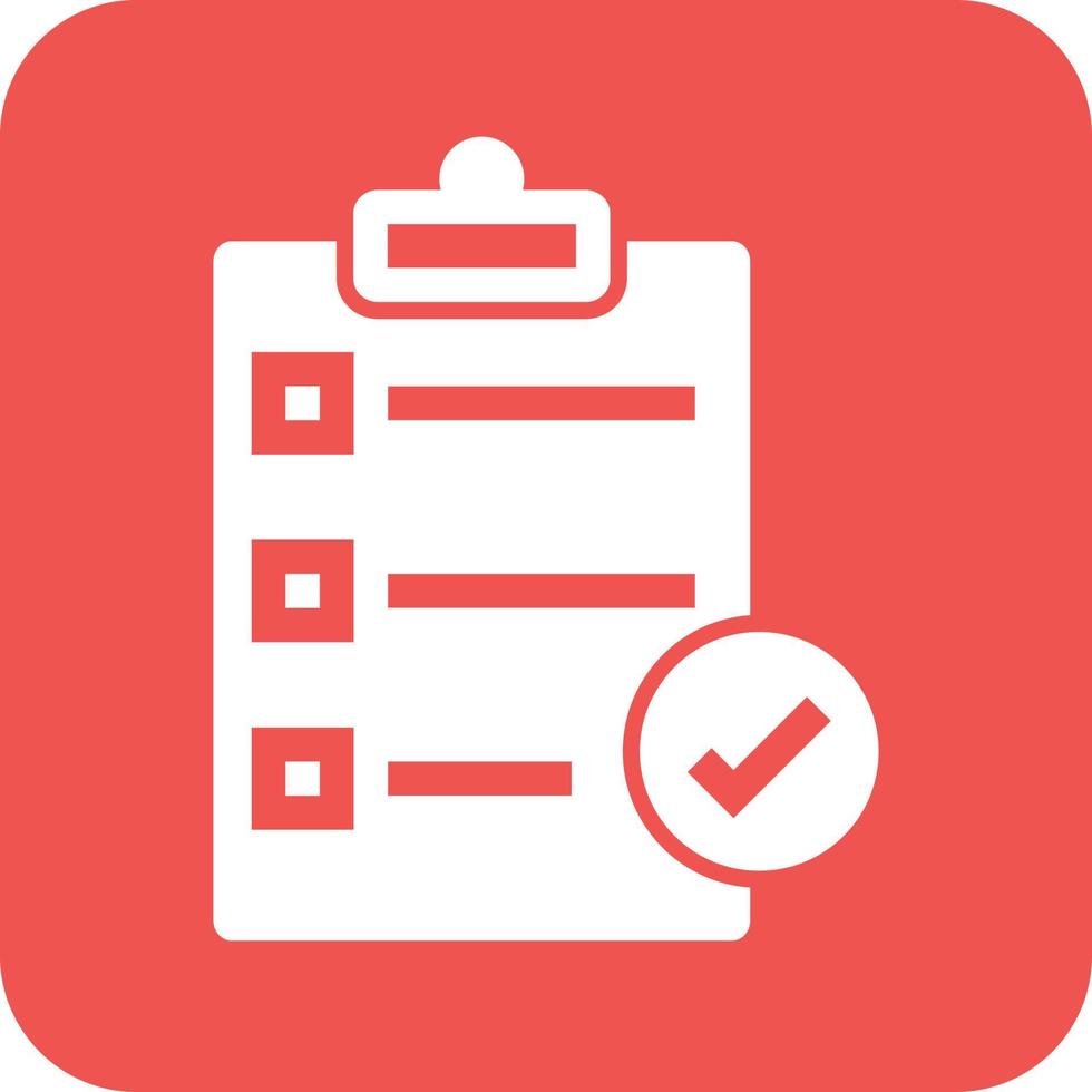 Directory Submission Glyph Round Background Icon vector