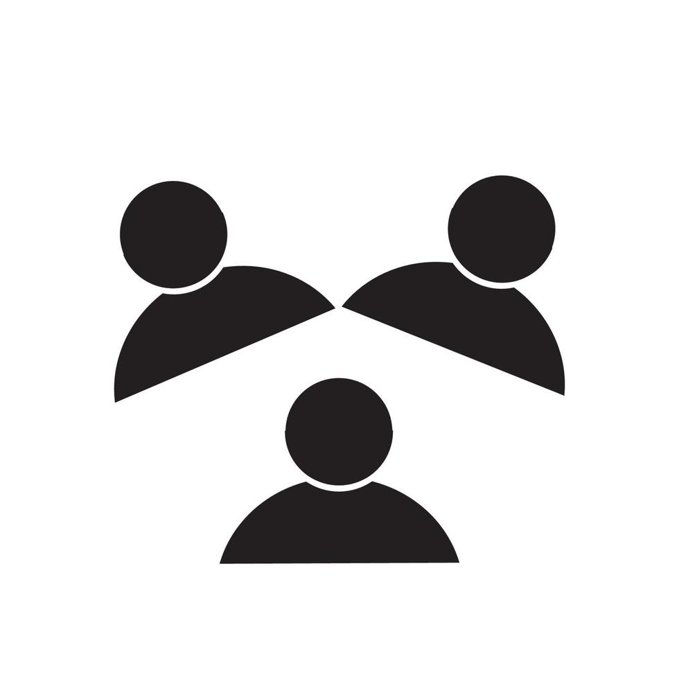 logotipo del equipo de personas vector