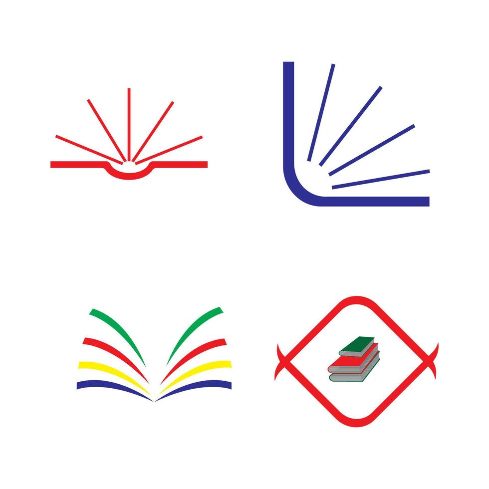 book logo vector