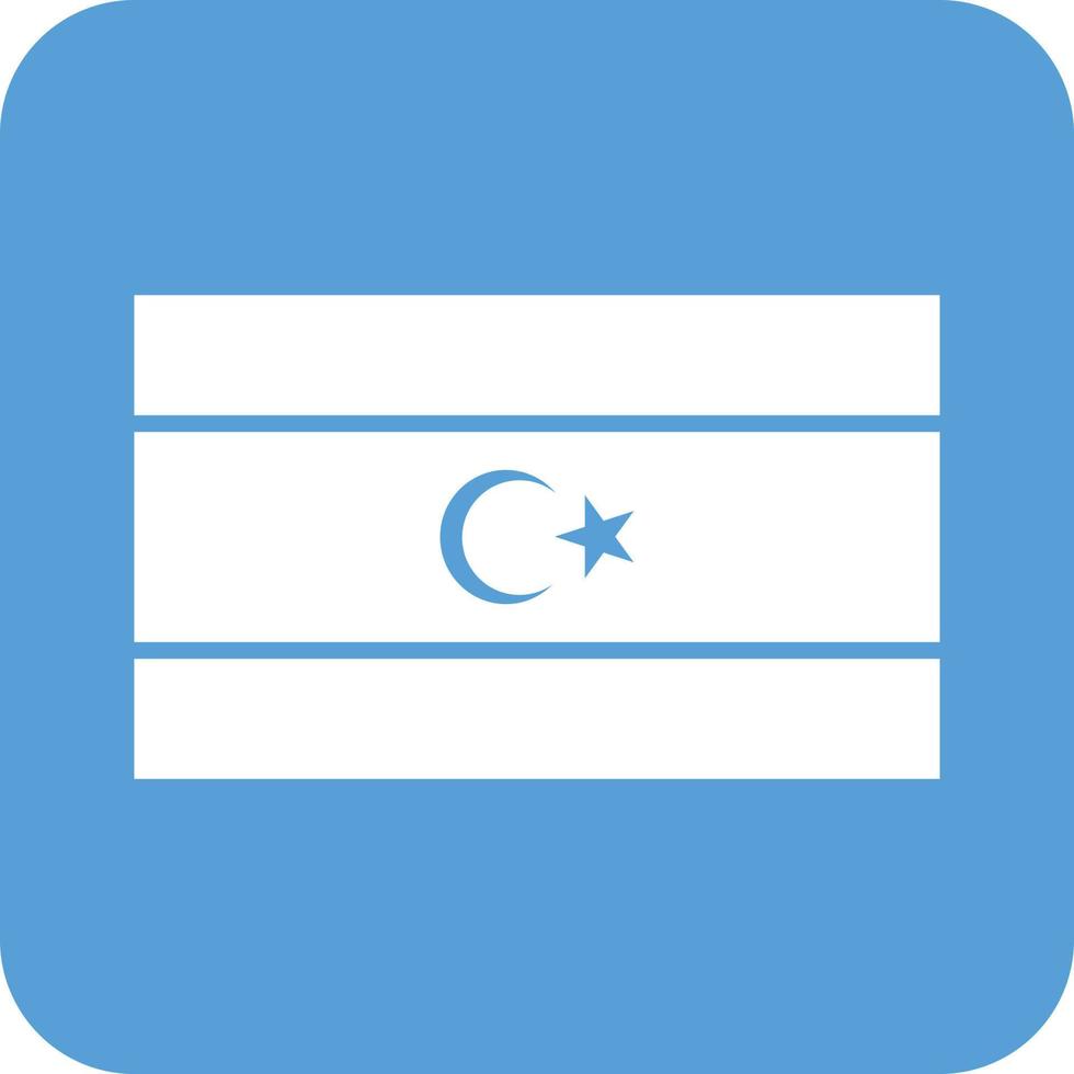 Libya Glyph Round Background Icon vector