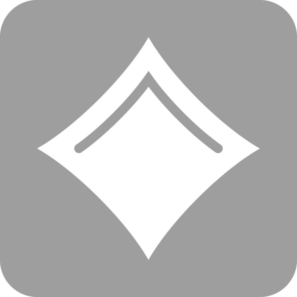 Diamond Glyph Round Background Icon vector