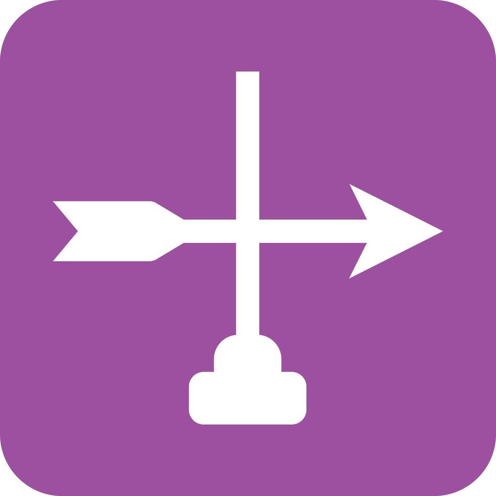 Directions Glyph Round Background Icon vector