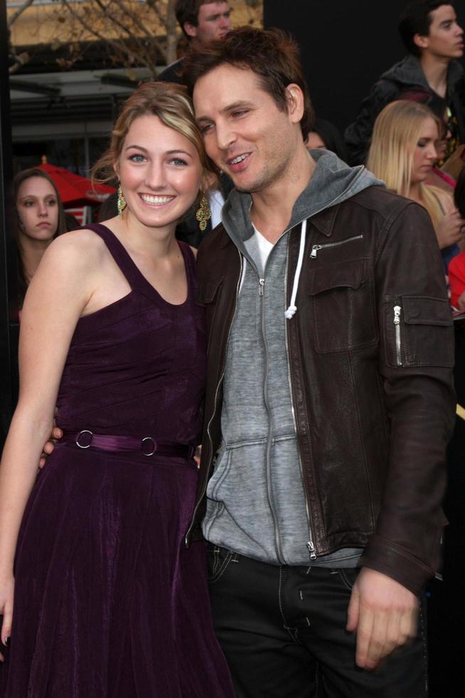 LOS ANGELES, MAR 12 - Luca Bella Facinelli Peter Facinelli arrives at the Hunger Games Premiere at the Nokia Theater at LA Live on March 12, 2012 in Los Angeles, CA photo