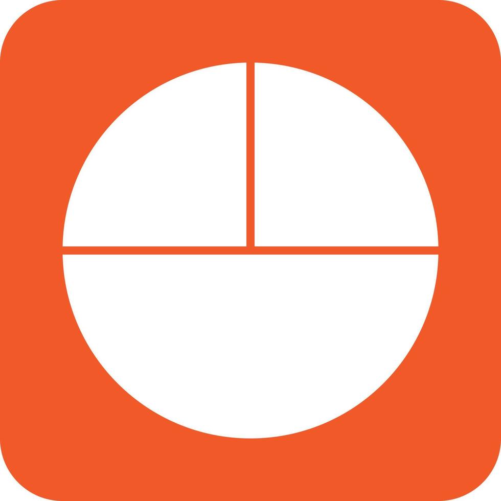 Circle Glyph Round Background Icon vector