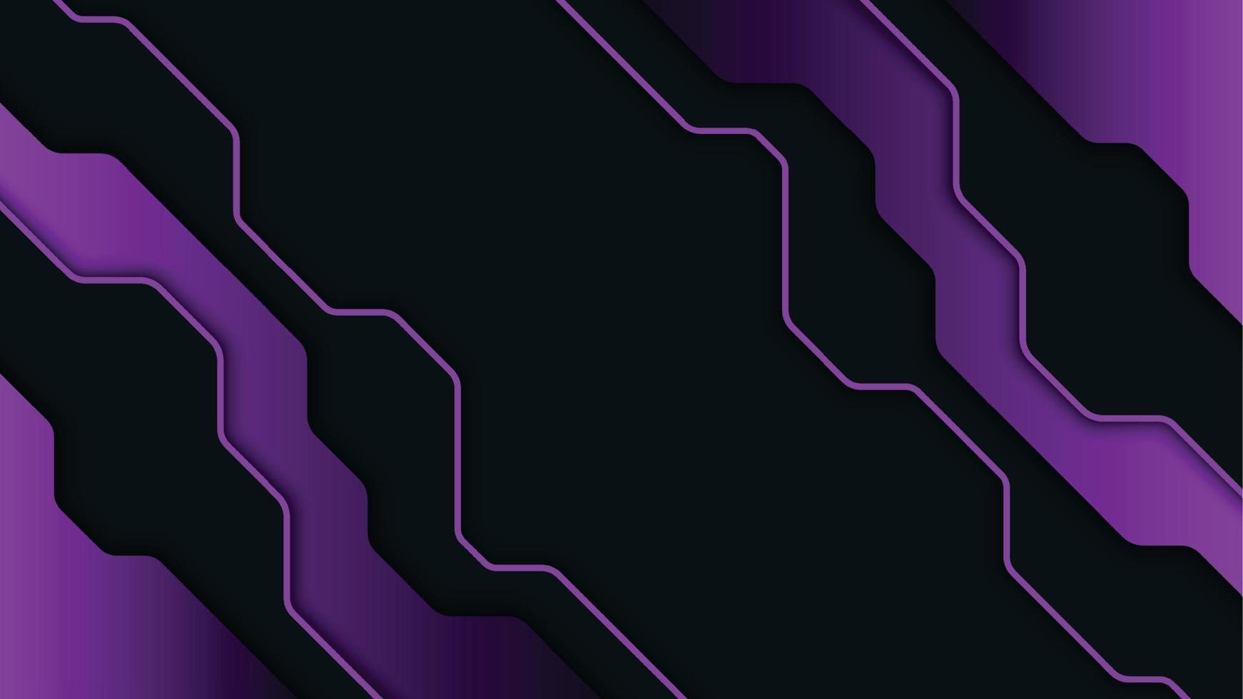 WebAbstract technology geometric purple color with dark background. vector