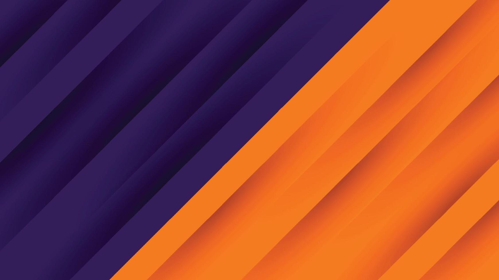 fondo naranja y morado degradado abstracto moderno. vector