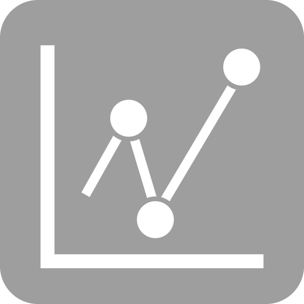 Statistics Glyph Round Background Icon vector