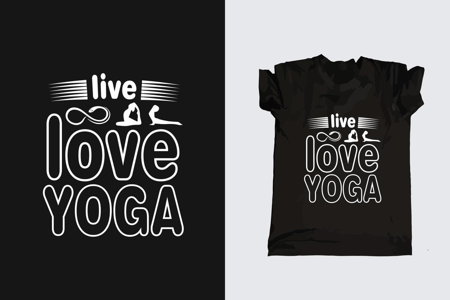 Print Ready Meditation Yoga Time Typography T-shirt Design vector