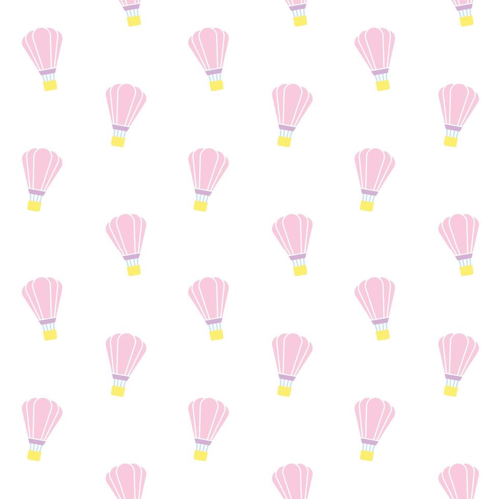 Seamless pattern of air balloon vector