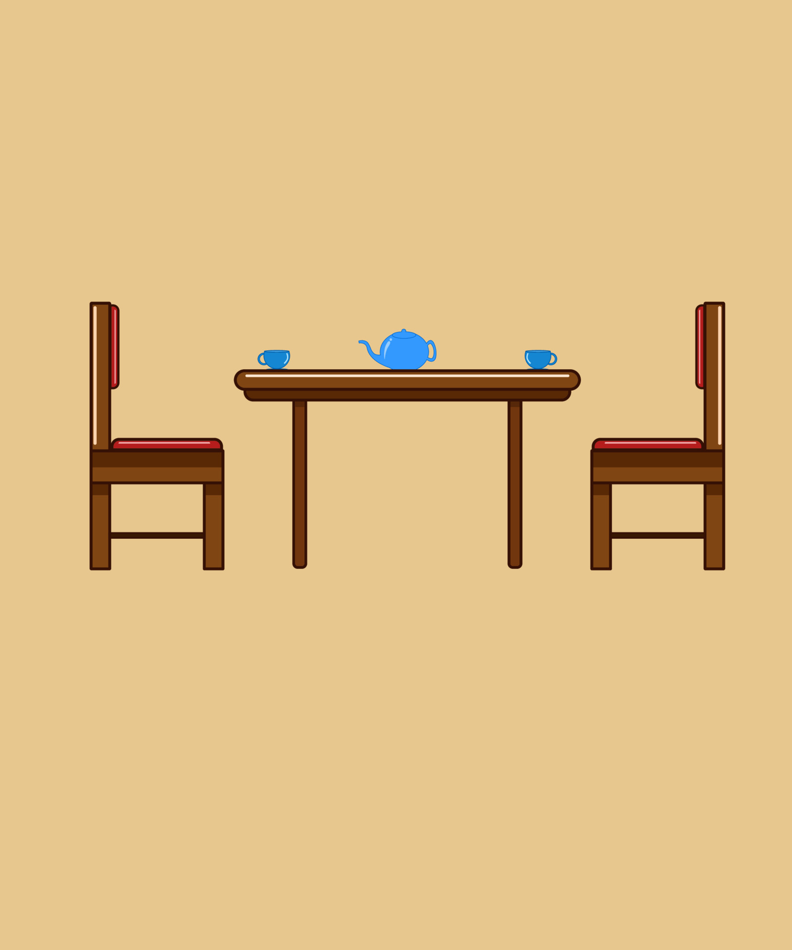 tea table design vector graphic illustration 13381928 Vector Art at