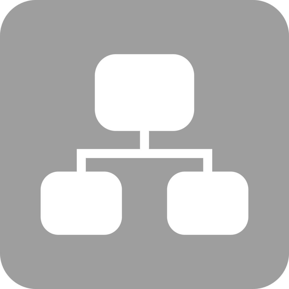 Network Glyph Round Background Icon vector