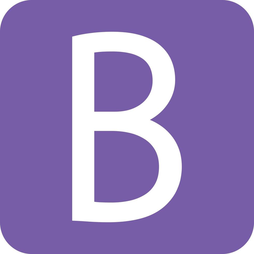 Bold Glyph Round Background Icon vector