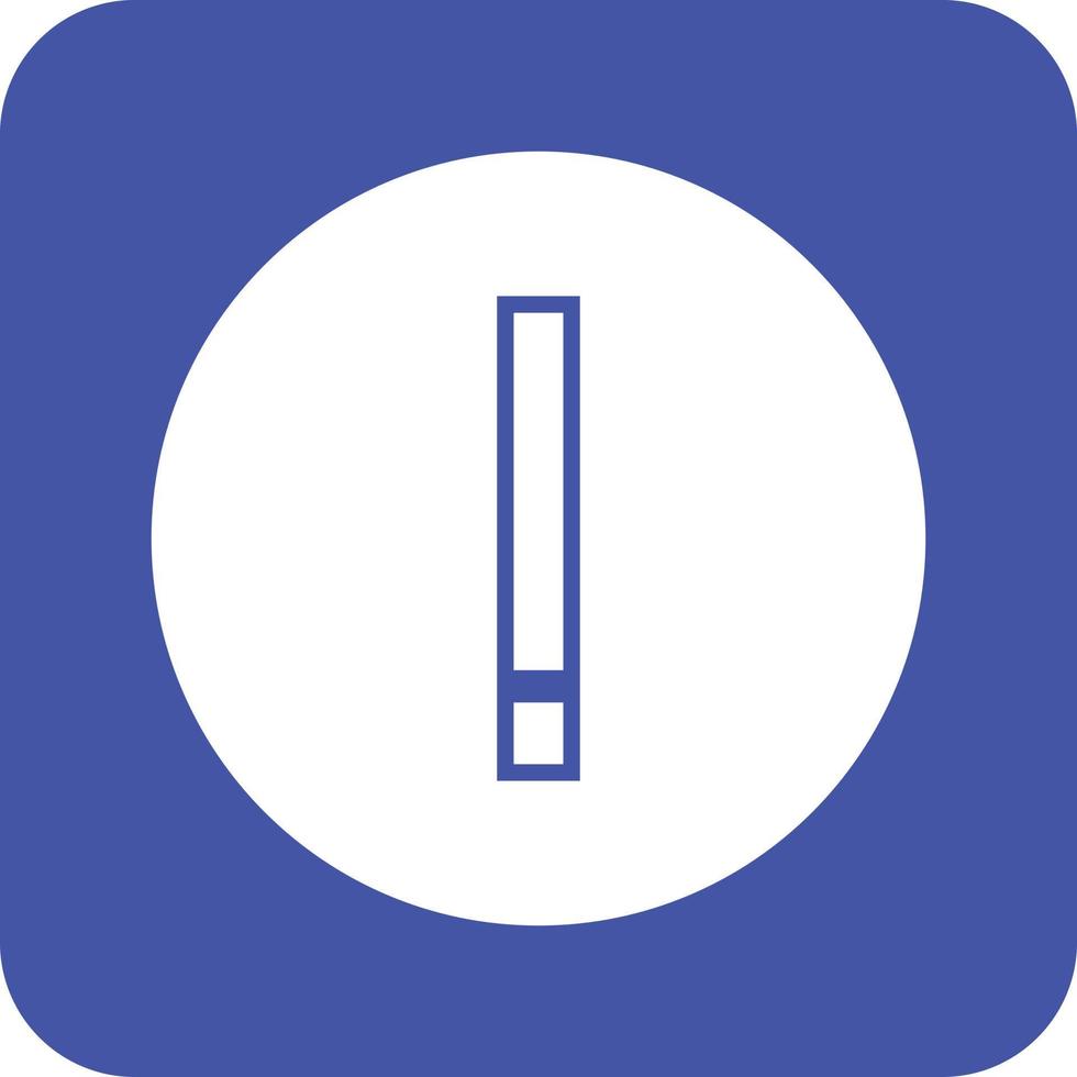 Error Outline Glyph Round Background Icon vector