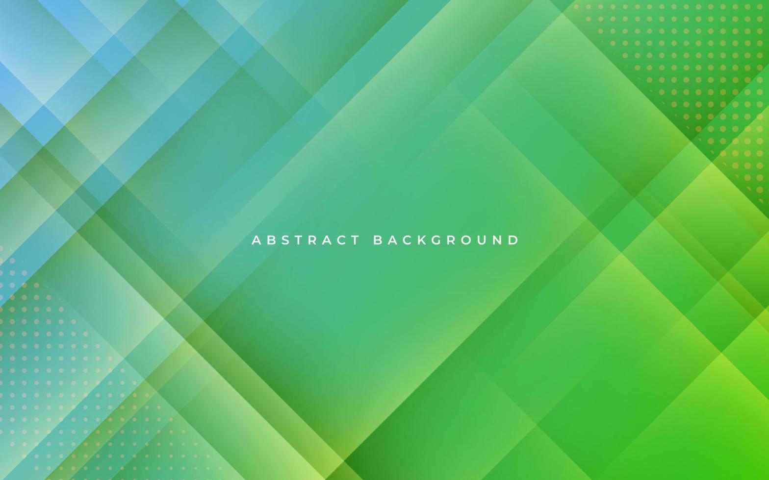 abstract green gradient diagonal shape light and shadow with halftone dots background. eps10 vector