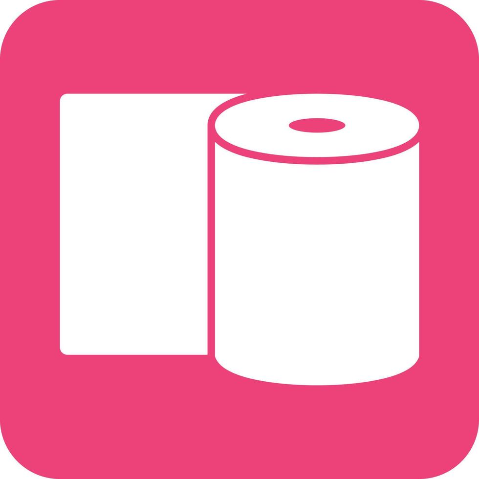 Gauze Glyph Round Background Icon vector