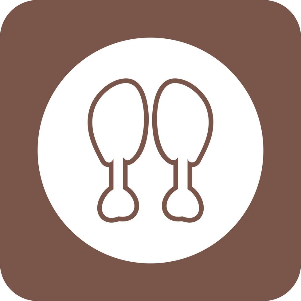 Food Glyph Round Background Icon vector