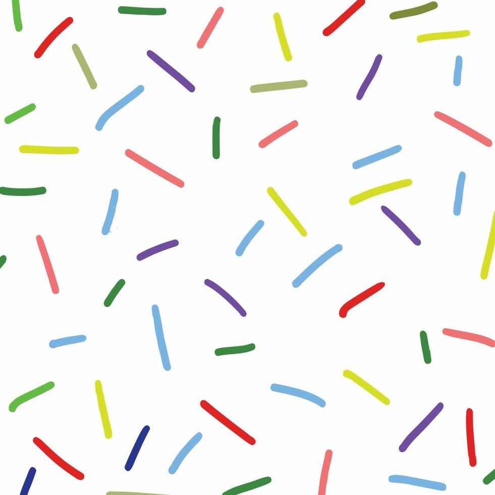 resumen divertido colorido garabato línea de patrones sin fisuras vector