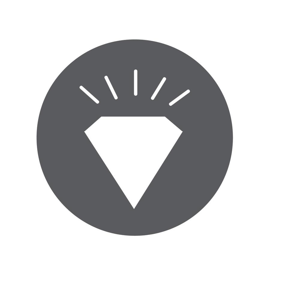 Diamond icon vector illustration