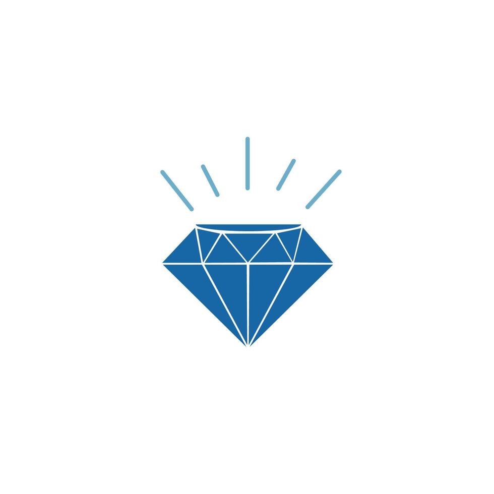 Diamond icon vector illustration