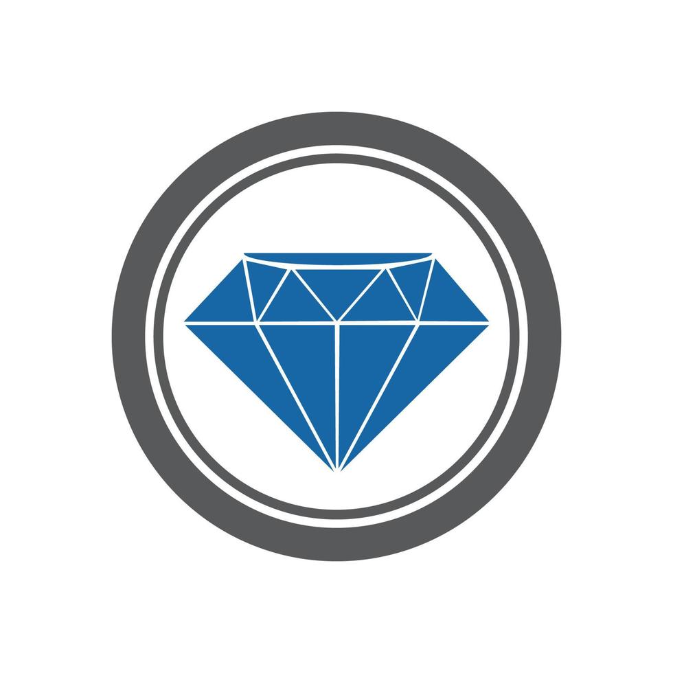 Ilustración de vector de icono de diamante